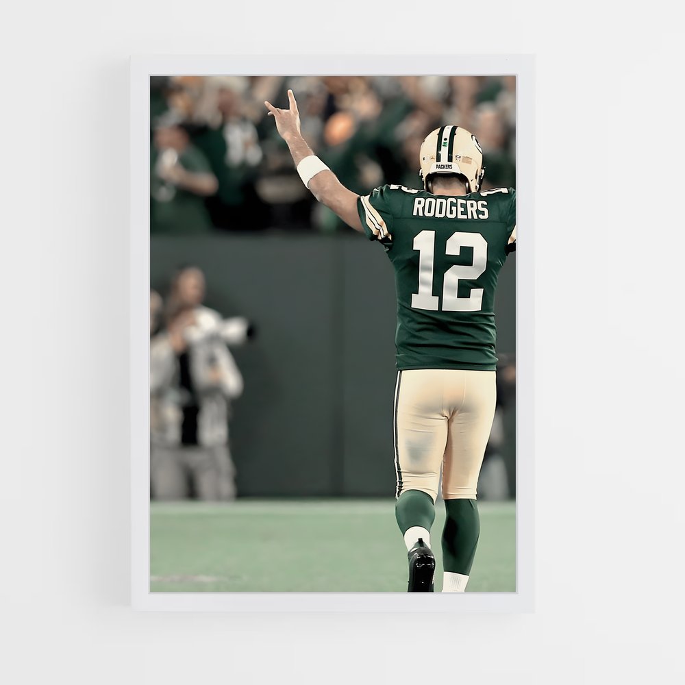 aaron-rodgers-2 cadre Blanc