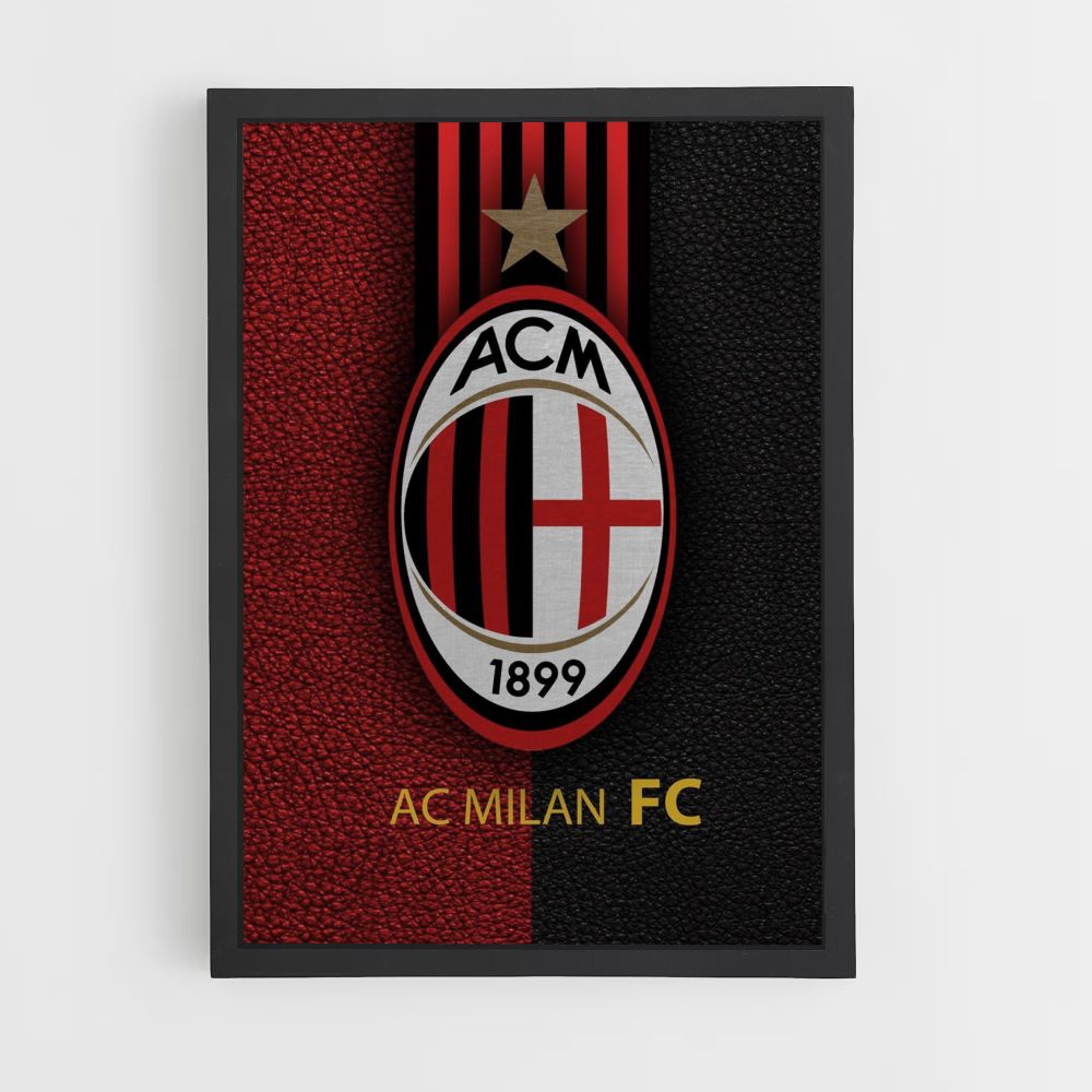 Poster Logo Milan AC