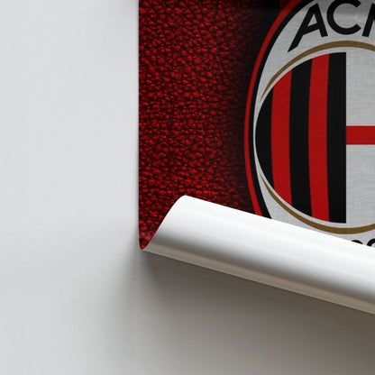 Poster Logo Milan AC