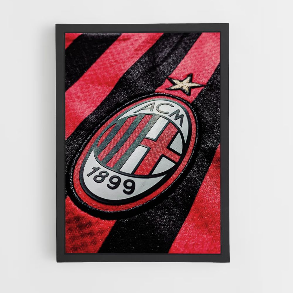 Poster Milan AC Maillot