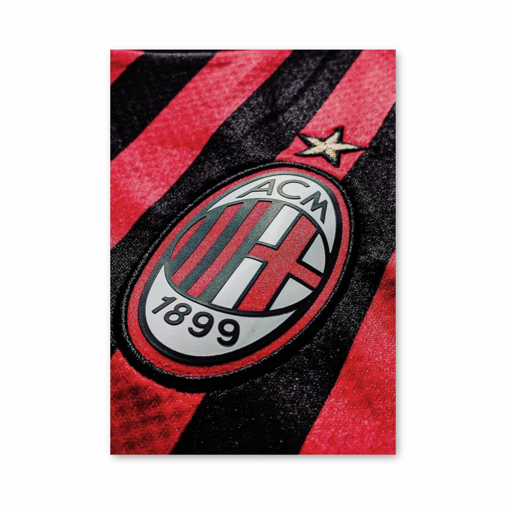 Poster Milan AC Maillot