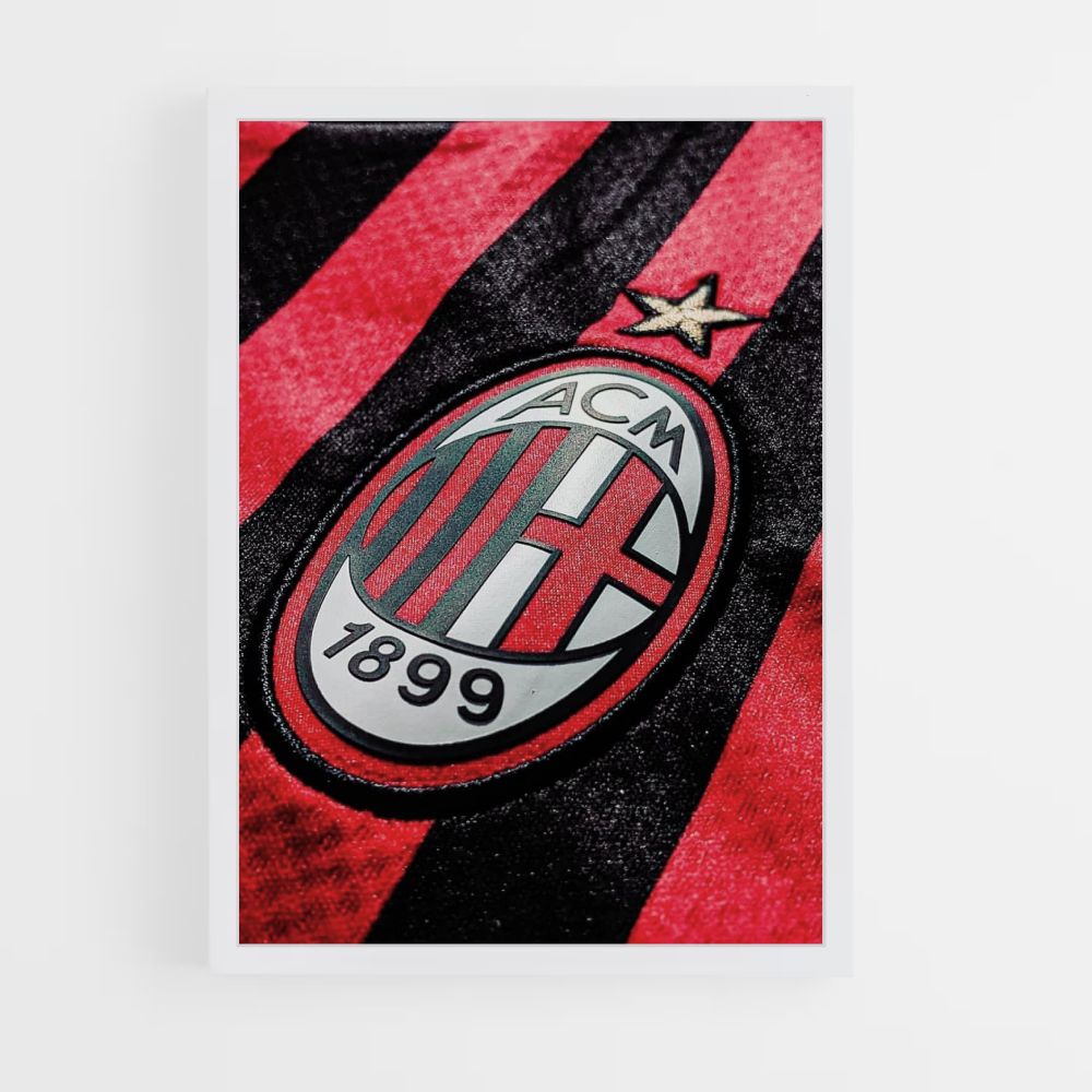 Poster Milan AC Maillot