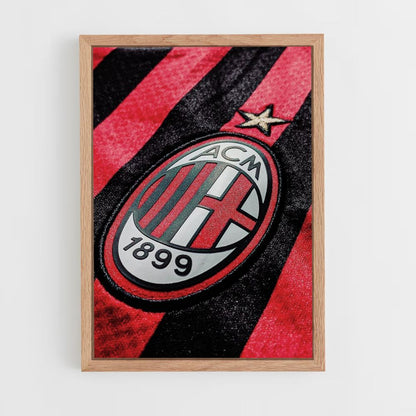 Poster Milan AC Maillot