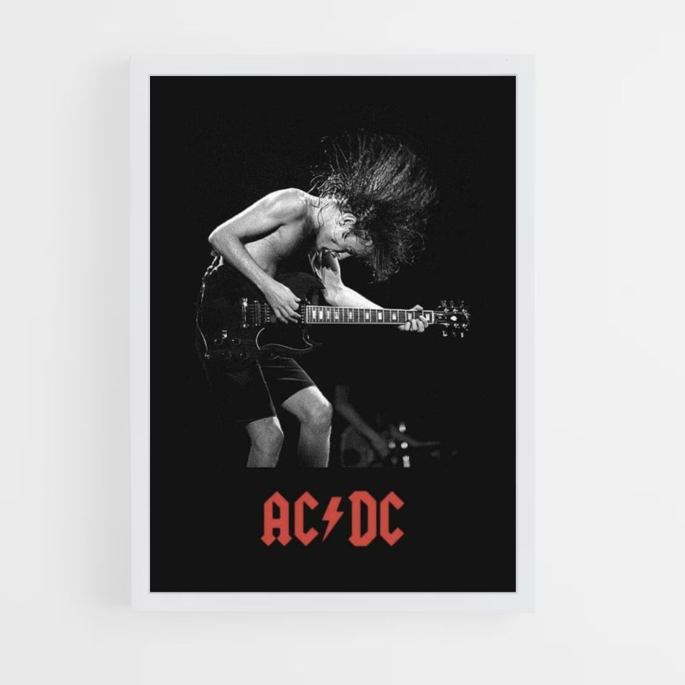 Poster ACDC Guitare