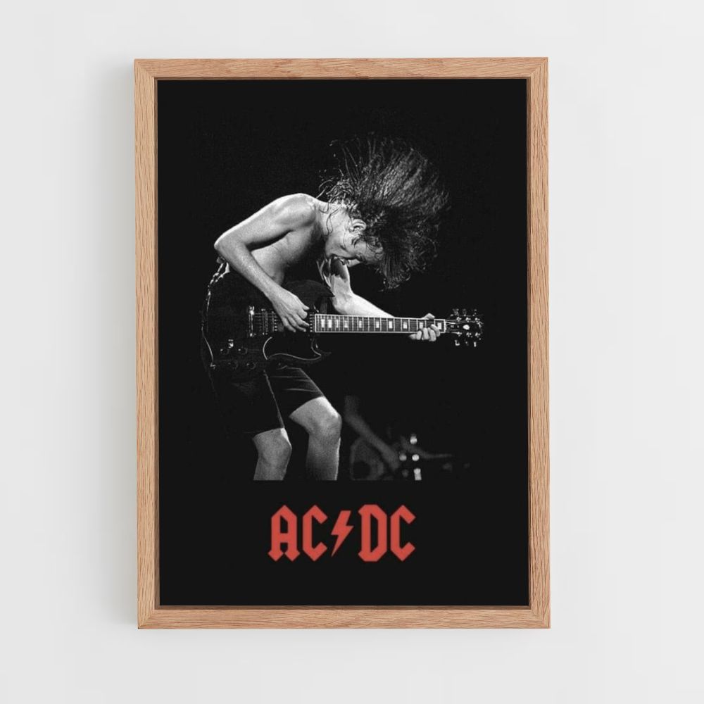 Poster ACDC Guitare