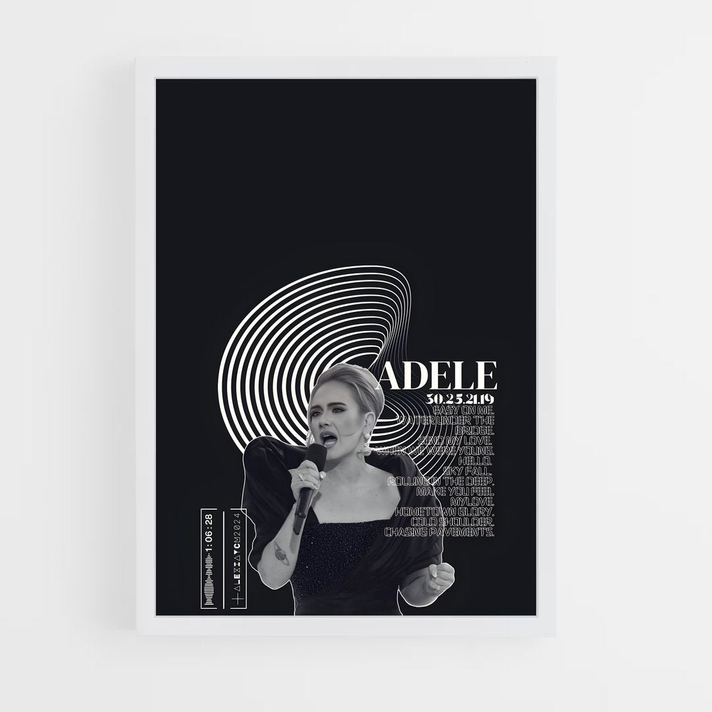 adele-6 cadre Blanc