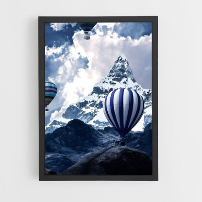 air-balloon-8 cadre Noir