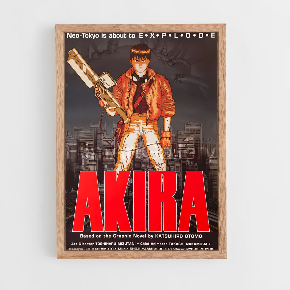 akira-4 cadre Bois clair