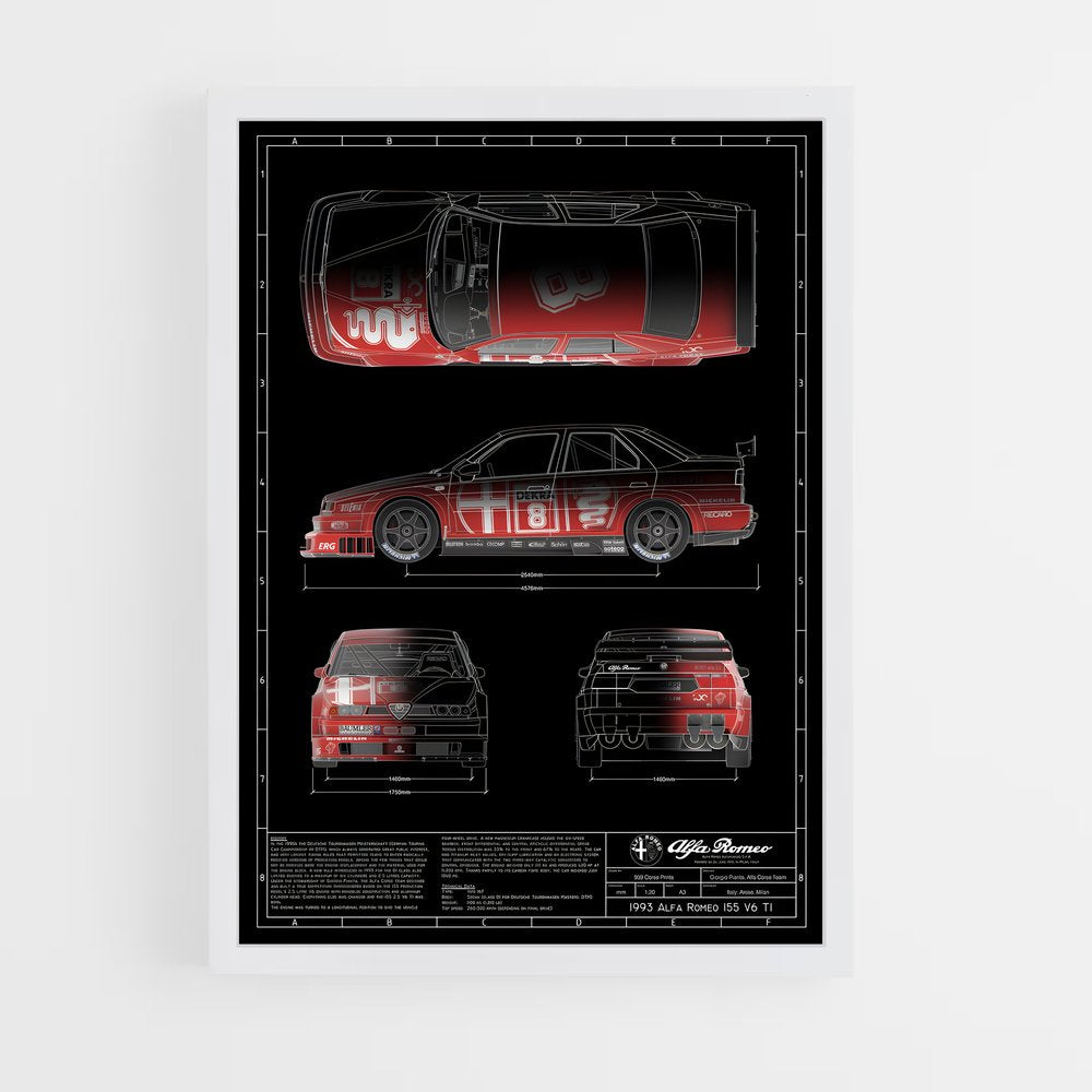 alfa-romeo-5 cadre Blanc
