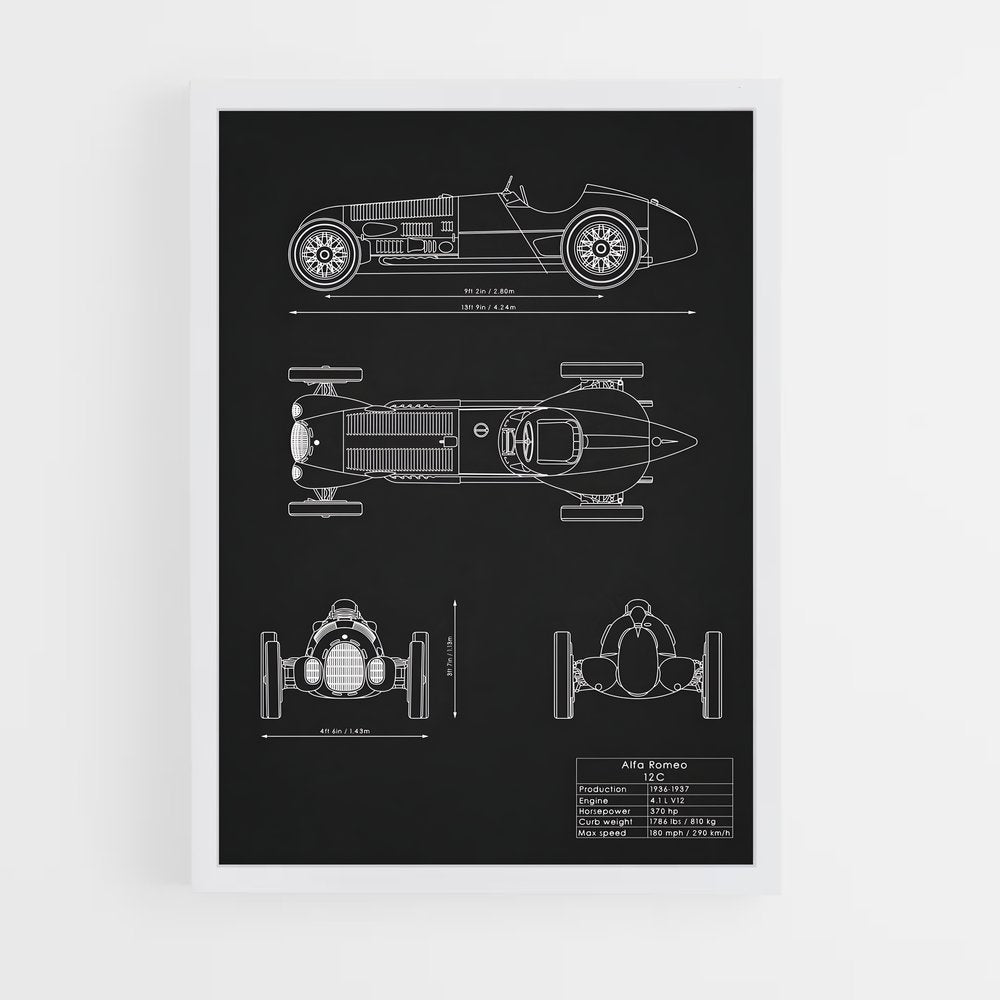 alfa-romeo-6 cadre Blanc
