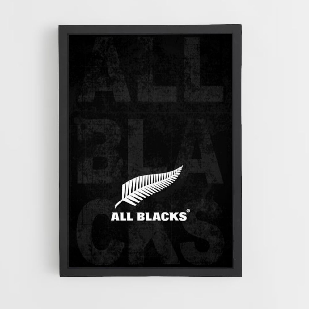 Poster All Blacks Logo