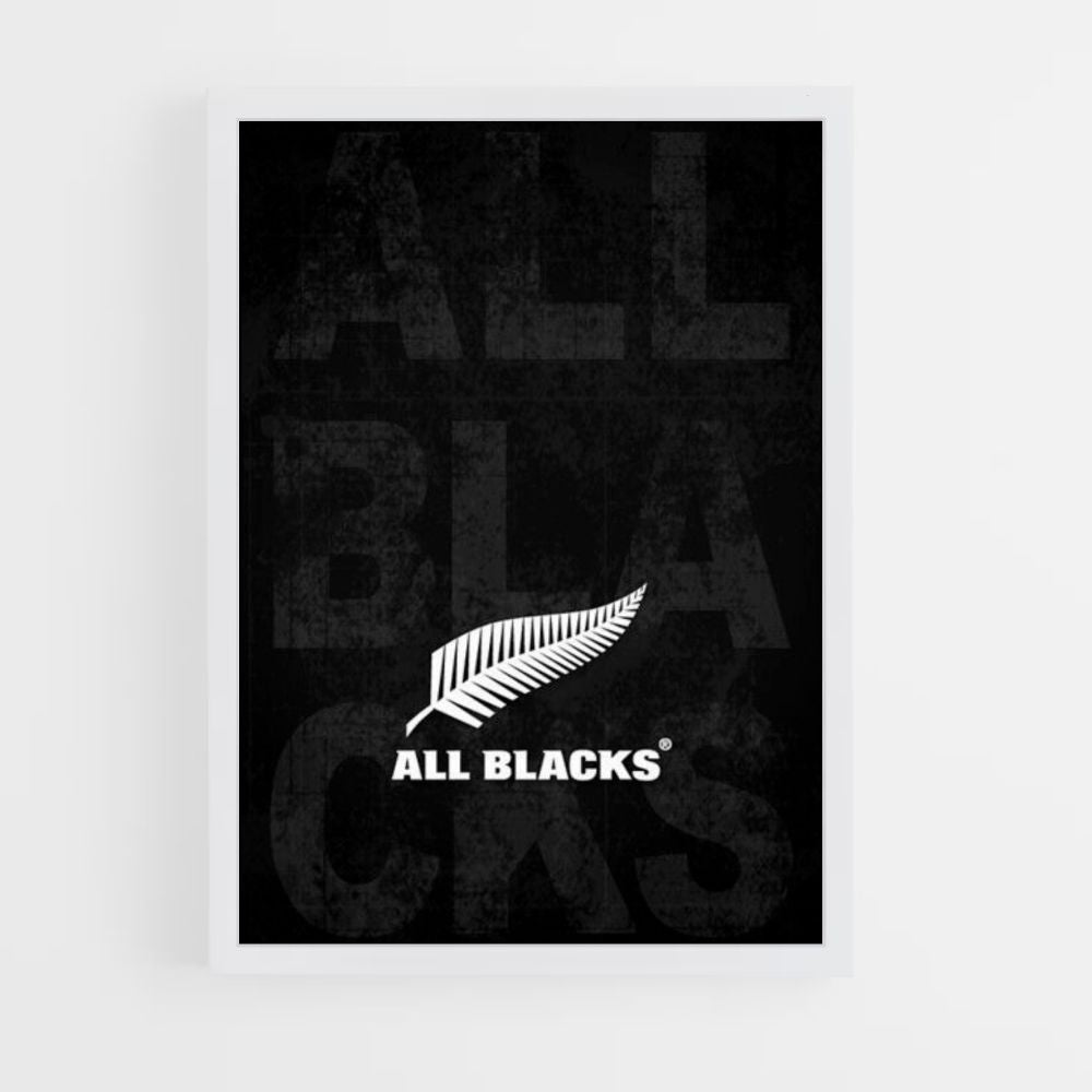 Poster All Blacks Logo