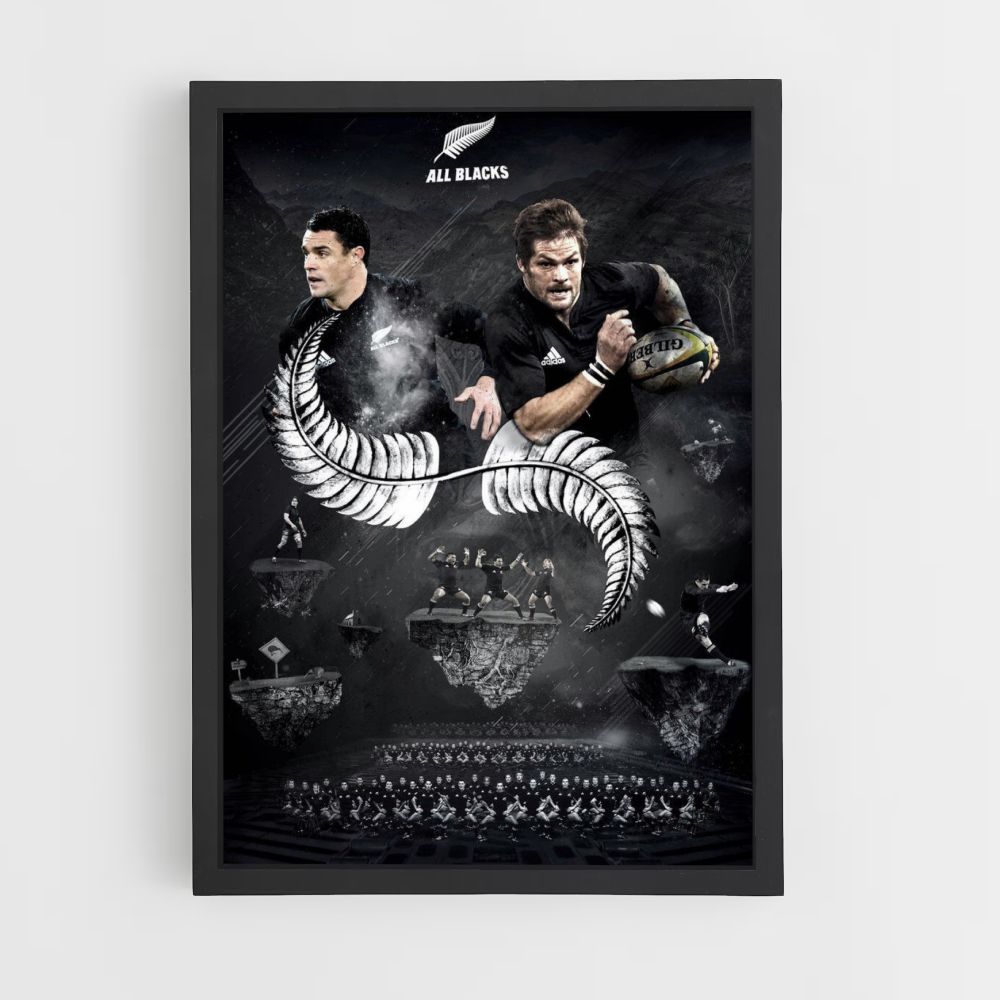 Poster All Blacks Haka