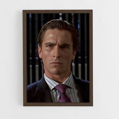 american-psycho-1 cadre Bois foncé