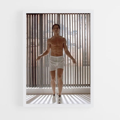 Poster Patrick Bateman corde à sauter