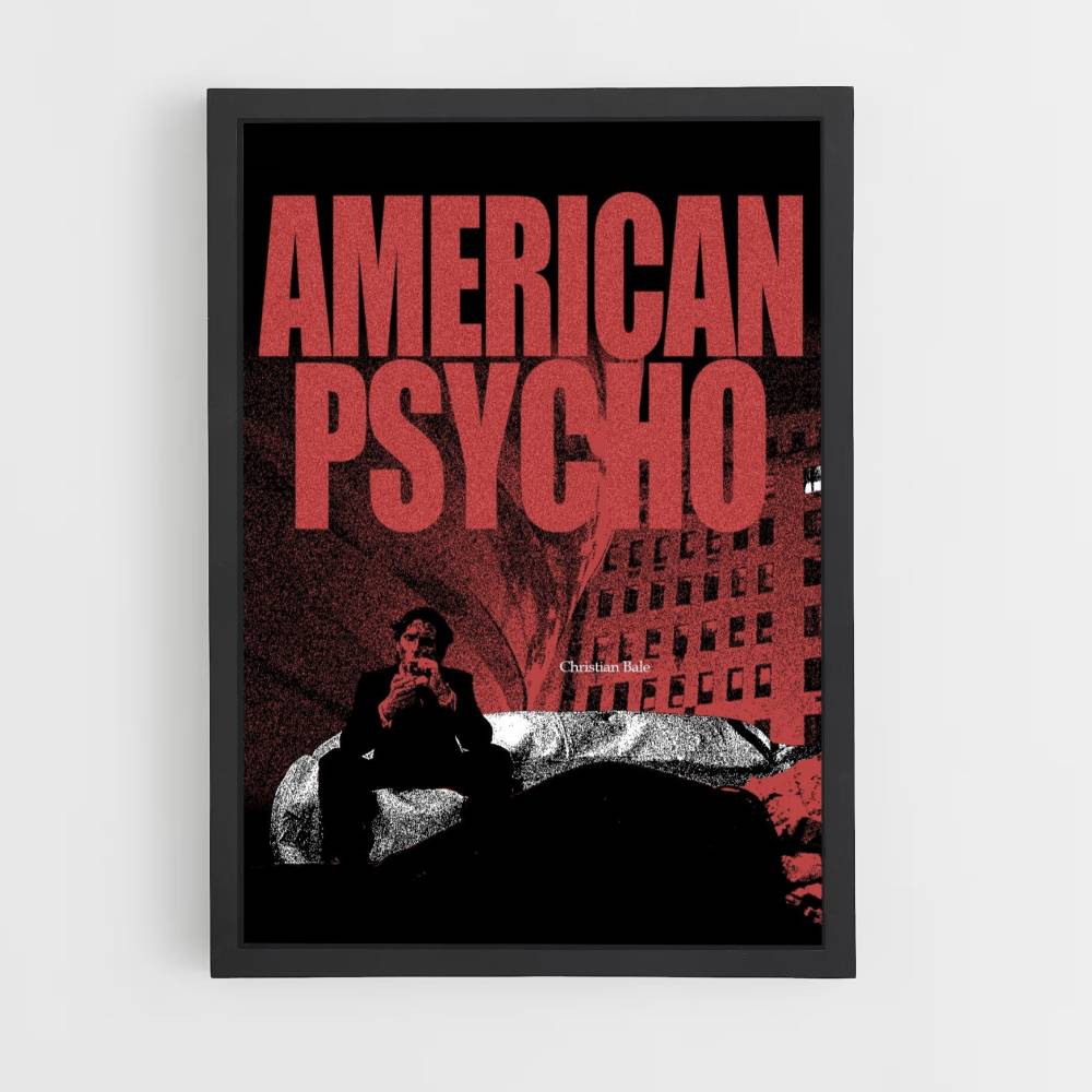 Poster American Psycho Rouge