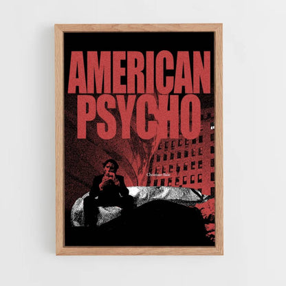 Poster American Psycho Rouge