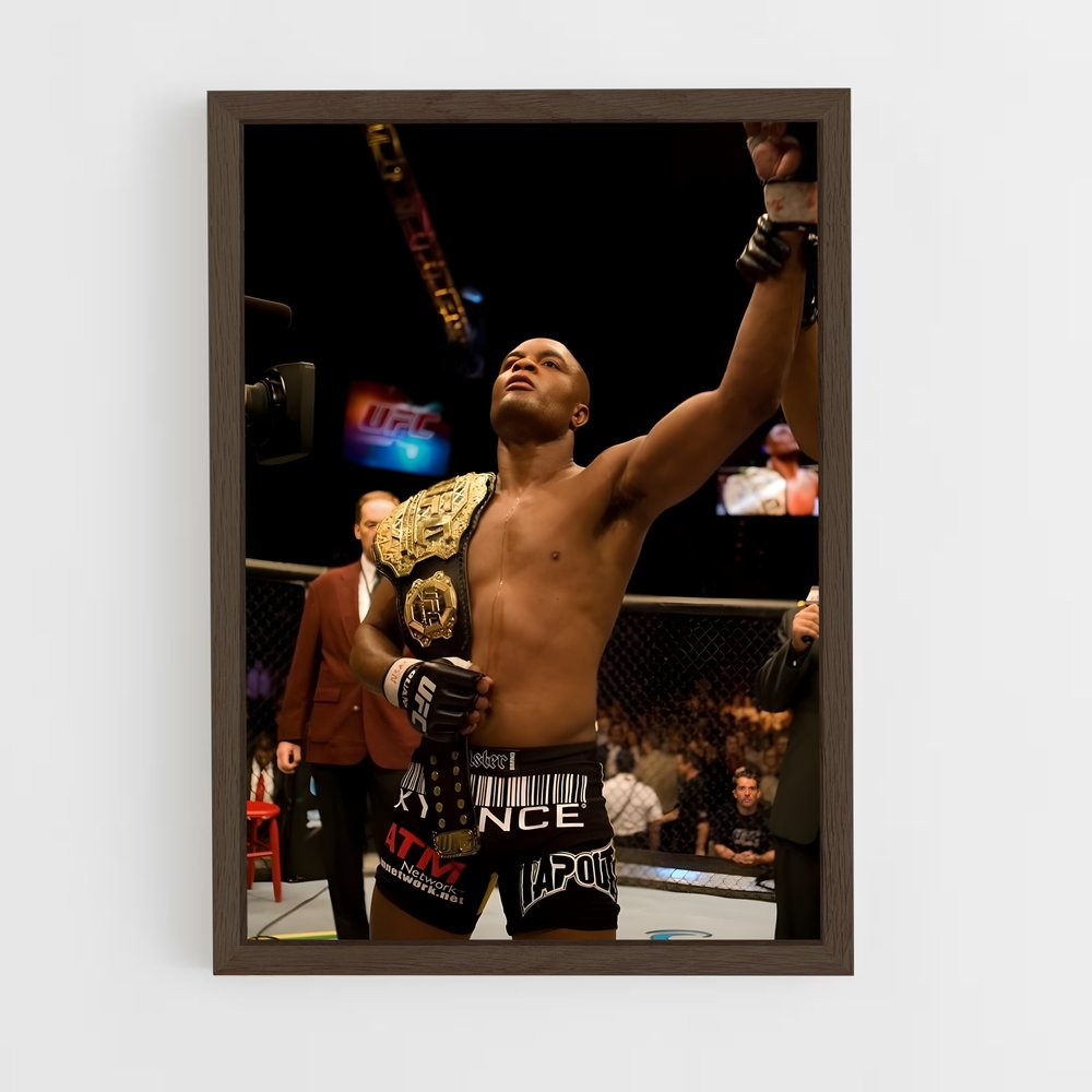 anderson-silva-4 cadre Bois foncé