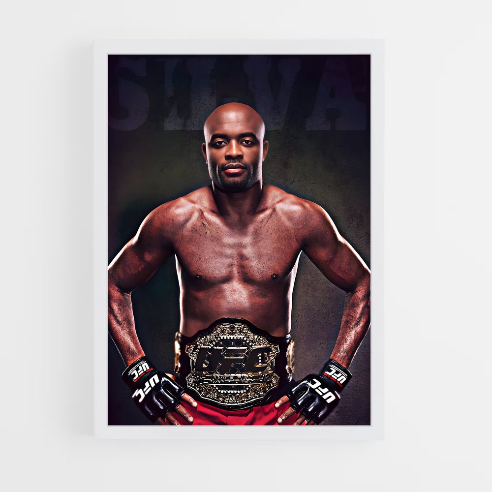 anderson-silva-8 cadre Blanc