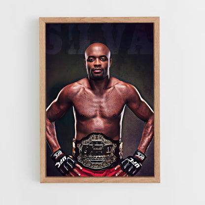 anderson-silva-8 cadre Bois clair