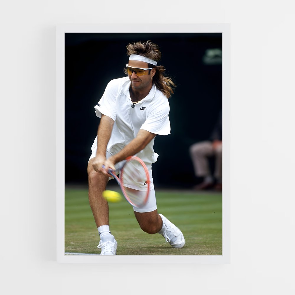andre-agassi-1 cadre Blanc