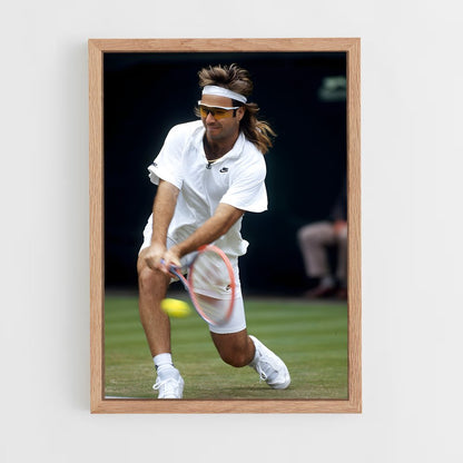 andre-agassi-1 cadre Bois clair