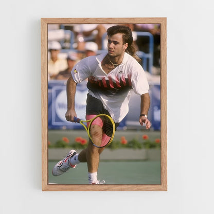 andre-agassi-6 cadre Bois clair