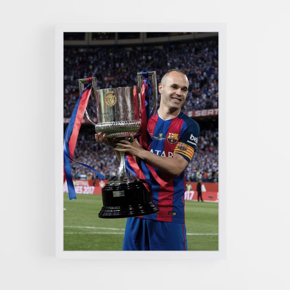 Poster Andrés Iniesta Coupe