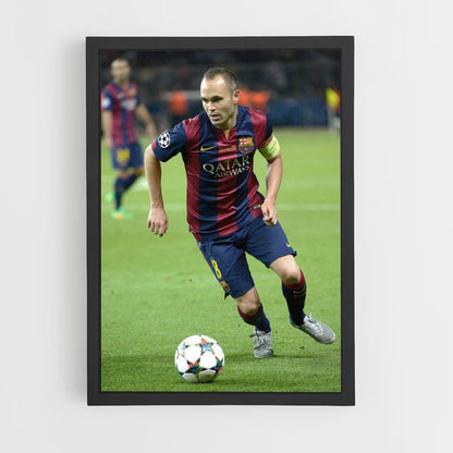 Poster Andrés Iniesta Ballon