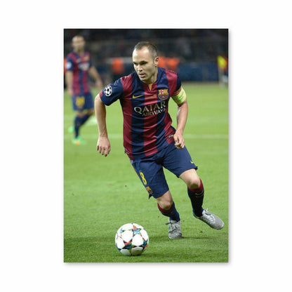 Poster Andrés Iniesta Ballon