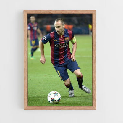 Poster Andrés Iniesta Ballon