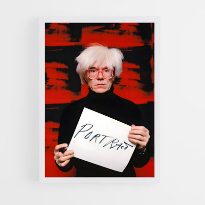 andy-warhol-5 cadre Blanc