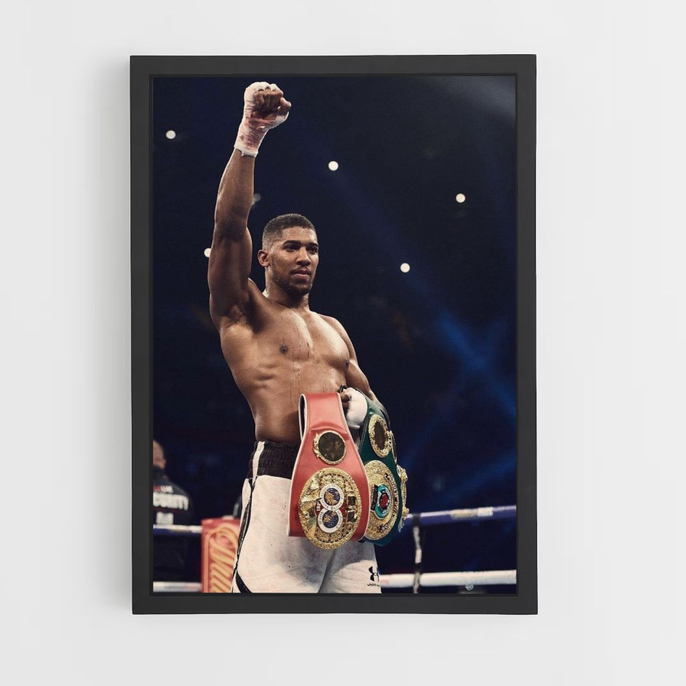 Poster Anthony Joshua Victoire