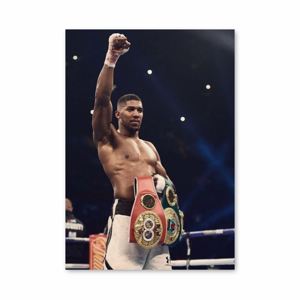 Poster Anthony Joshua Victoire