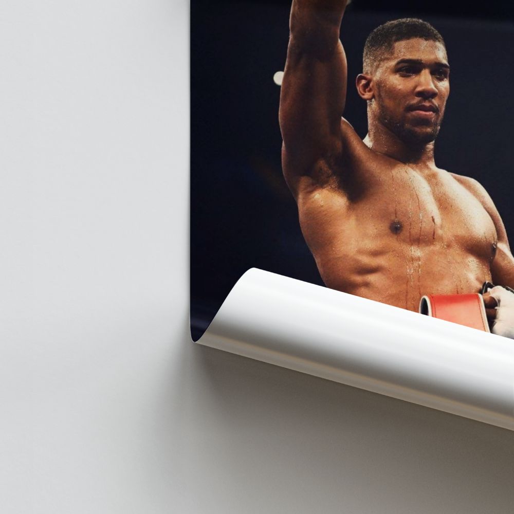 Poster Anthony Joshua Victoire