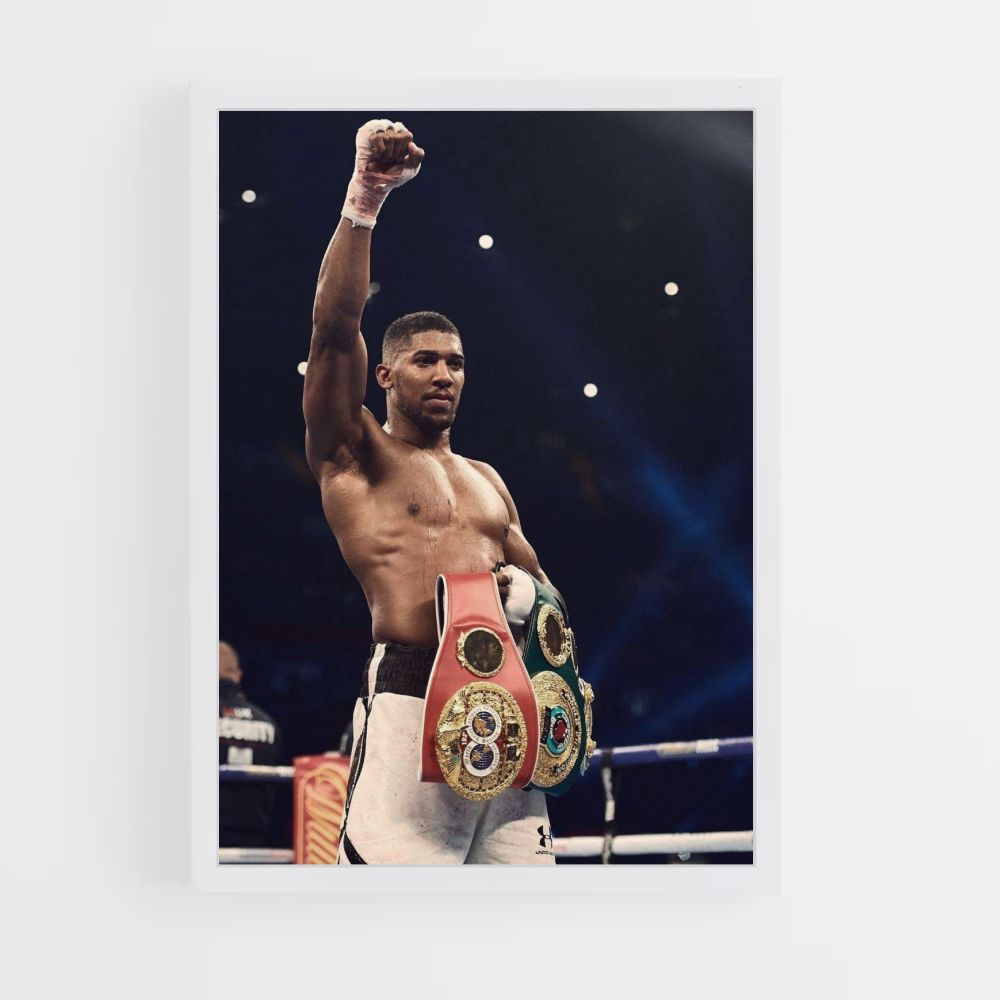 Poster Anthony Joshua Victoire