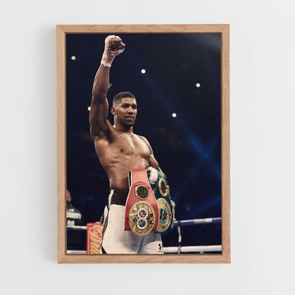 Poster Anthony Joshua Victoire