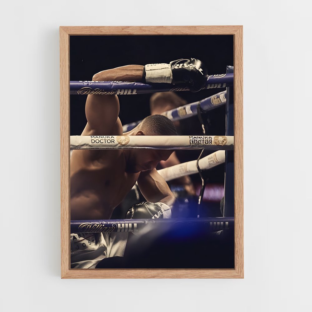anthony-joshua-2 cadre Bois clair