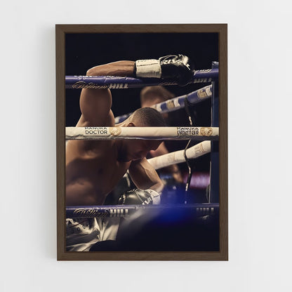 anthony-joshua-2 cadre Bois foncé