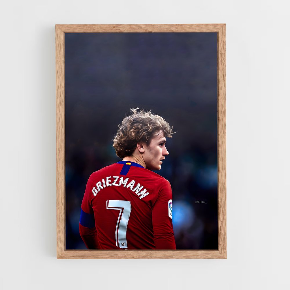 antoine-griezmann-1 cadre Bois clair
