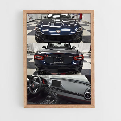 ap-124 spider abarth-1 cadre Bois clair