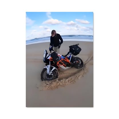 Poster Surf et Moto