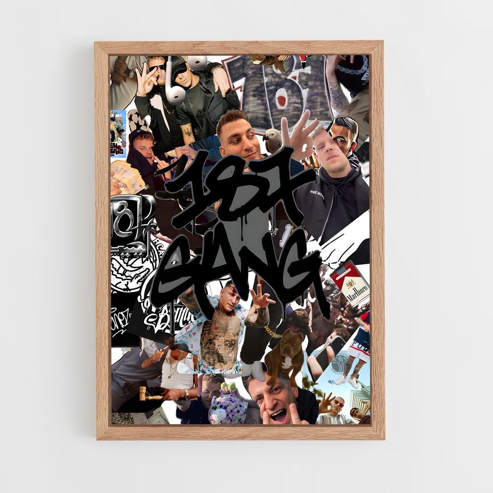 ap-187 strassenbande-5 cadre Bois clair