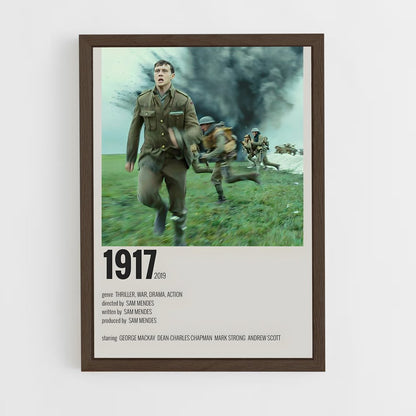 ap-1917-4 cadre Bois foncé