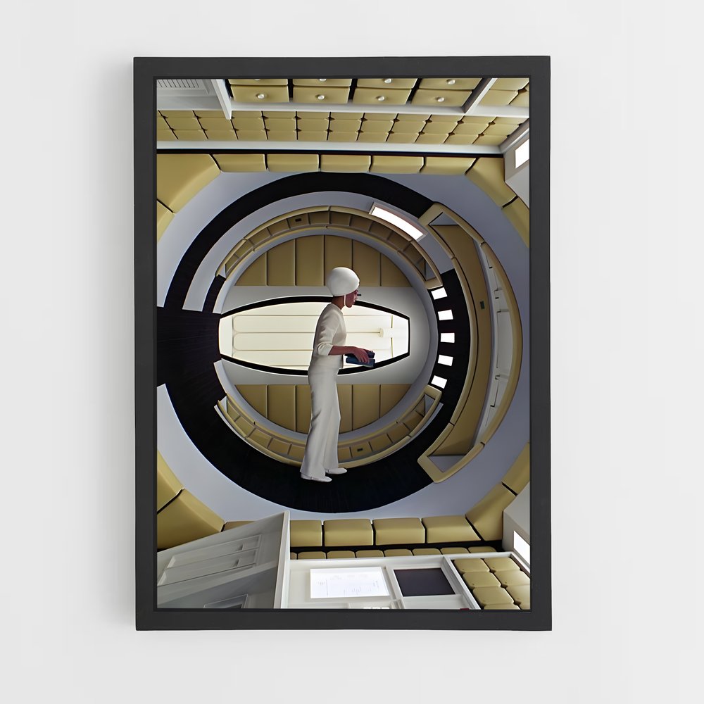 ap-2001 a space odyssey-6 cadre Noir