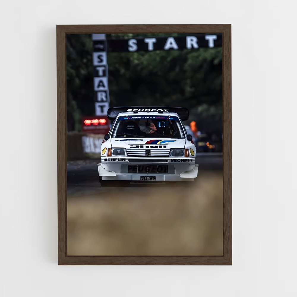 ap-205 rallye-2 cadre Bois foncé