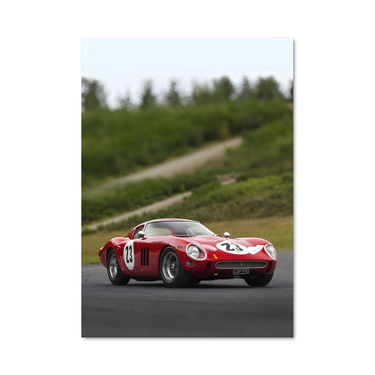 Poster Ferrari 250 GTO Racing