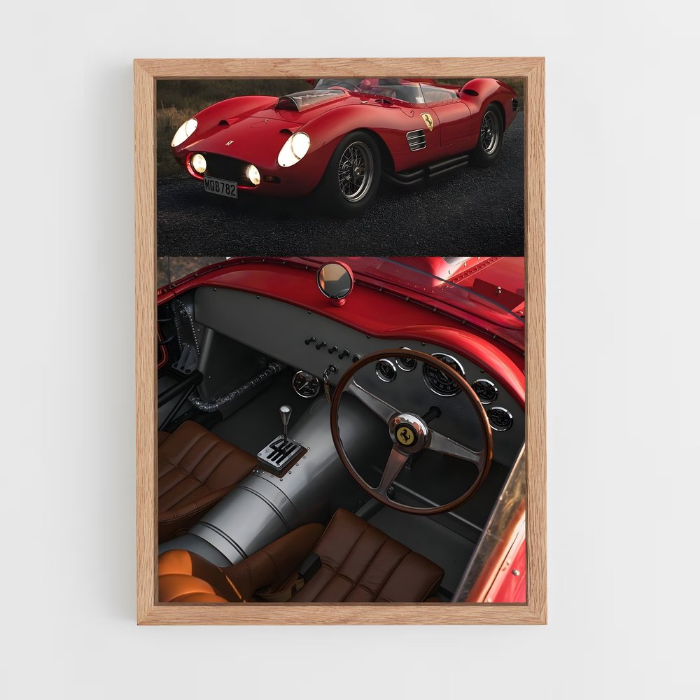 ap-250 testa rossa-1 cadre Bois clair
