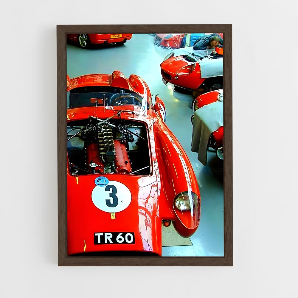 ap-250 testa rossa-2 cadre Bois foncé