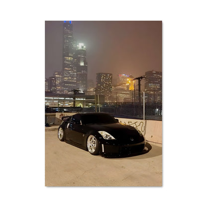 Poster Skyline Noir